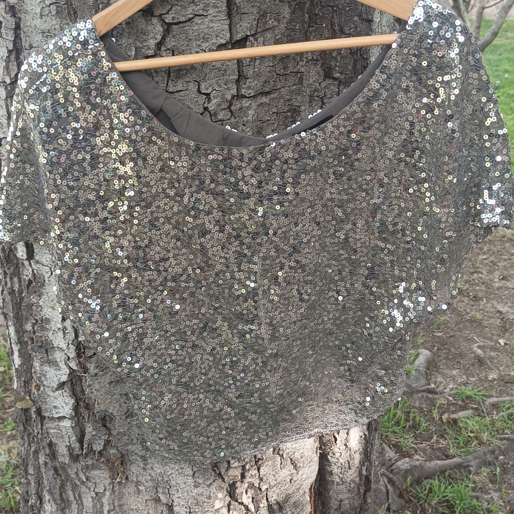 Sequin Embellished Women's Top